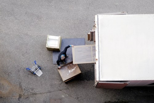 Van parked for a move